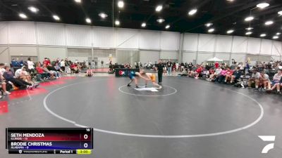 120 lbs Round 1 (16 Team) - Seth Mendoza, Illinois vs Brodie Christmas, Alabama