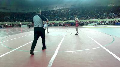 160 lbs Round Of 64 - Jensen Slover, Fort Gibson Youth Wrestling vs Garrett Quillin, Saint's Wrestling Club