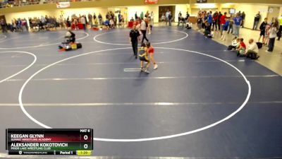 86 lbs Cons. Semi - Aleksander Kokotovich, Prior Lake Wrestling Club vs Keegan Glynn, Summit Wrestling Academy