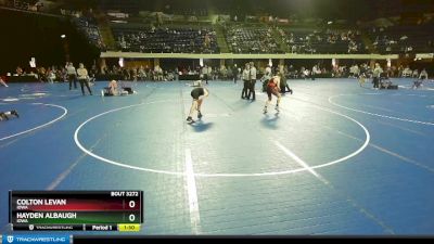 117 lbs Quarterfinal - Colton LeVan, Iowa vs Hayden Albaugh, Iowa