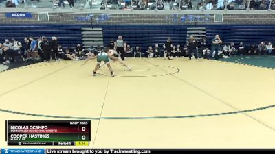 113 lbs Champ. Round 1 - Nicolas Ocampo, Bonneville High School Wrestli vs Cooper Hastings, Kuna Klub