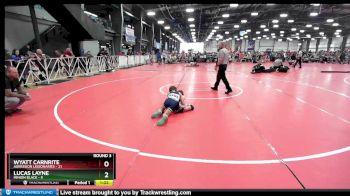 80 lbs Rd# 6- 9:00am Saturday Final Pool - Wyatt Carnrite, Agression Legionaries vs Lucas Layne, Minion Black