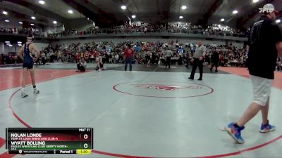 110 lbs Champ. Round 1 - Nolan Londe, Team St Louis Wrestling Club-A vs Wyatt Bolling, Eagles Wrestling Club Liberty North-AAA