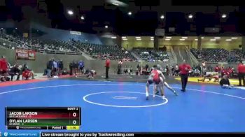 120 lbs Round 1 (4 Team) - Jacob Larson, 6A Clackamas vs Dylan Larsen, 6A Bend