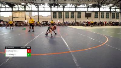 76-82 lbs Quarterfinal - Elijah Nadig, Alber Athletics vs David Wesierski, ISI