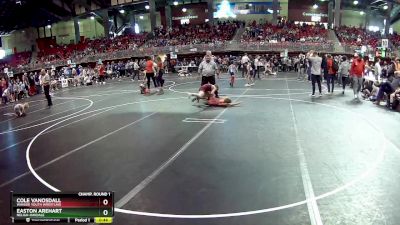 80 lbs Champ. Round 1 - Easton Arehart, Neligh-Oakdale vs Cole Vanosdall, Winside Youth Wrestling