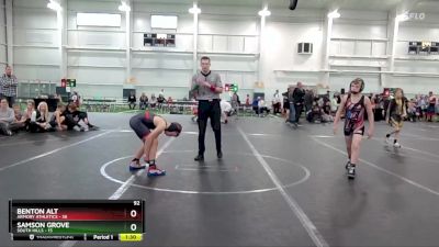 92 lbs Round 5 (6 Team) - Benton Alt, Armory Athletics vs Samson Grove, South Hills