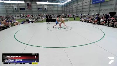 152 lbs Placement Matches (8 Team) - Tyren Emberson, Kansas Red vs Jonathan Montes, Team Colorado