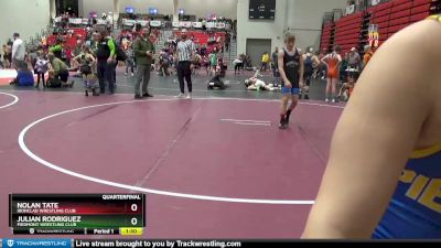 112 lbs Quarterfinal - Nolan Tate, Ironclad Wrestling Club vs Julian Rodriguez, Piedmont Wrestling Club