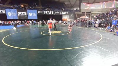 127 lbs Quarterfinal - Micayla Yates, Steelclaw Wrestling Club vs Marly Swartsel, Okanogan Underground Wrestling Club