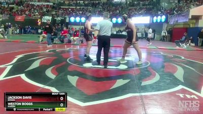 A - 285 lbs Cons. Round 1 - Weston Boggs, Hardin vs Jackson Davis, Ronan