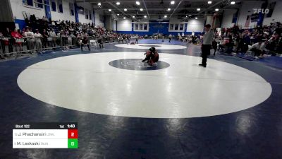 113 lbs Quarterfinal - Jaxson Phachansiri, Lowell vs Michael Leskoski, Taunton