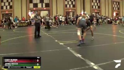 150 lbs Semis & 1st Wrestleback (8 Team) - James Rocco, Iron Faith vs Cody Bubier, Smittys Barn