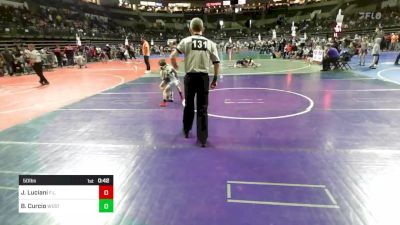 50 lbs Quarterfinal - Jace Luciani, F.l.o.w. vs Bryan Curcio, West Deptford