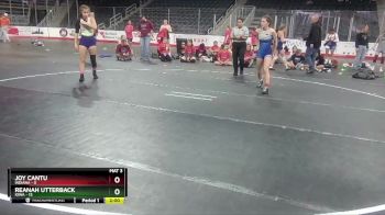 W 106 lbs Round 3 (3 Team) - Joy Cantu, Indiana vs Reanah Utterback, Iowa