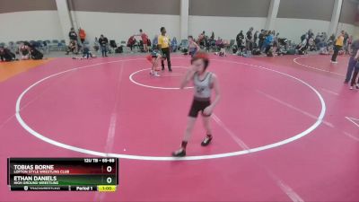 65-68 lbs Round 2 - Ethan Daniels, High Ground Wrestling vs Tobias Borne, Lofton Style Wrestling Club