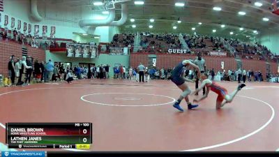 100 lbs Champ. Round 2 - Daniel Brown, Howe Wrestling School vs Lathen Janes, The Fort Hammers