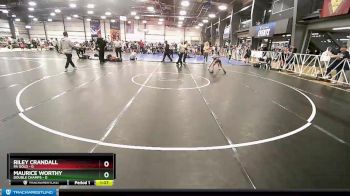 72 lbs Rd# 10- 4:00pm Saturday Final Pool - Maurice Worthy, Double Champs vs Riley Crandall, PA Gold