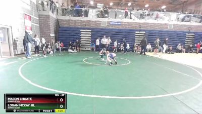 67 lbs Round 2 - Mason Choate, Idaho Gold vs Logan McKay Jr., Idaho Gold