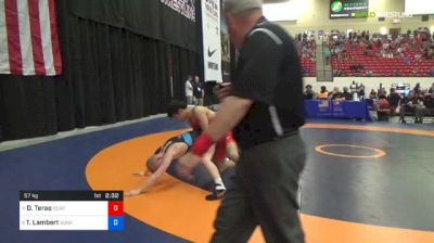 57 kg R16 - David Terao, DCAC vs Tim Lambert, Sunkist Kids WC