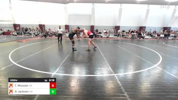 285 lbs Consi Of 8 #2 - Tyler Mousaw, Virginia Military Institute vs Brian Jackson, Virginia Military Institute