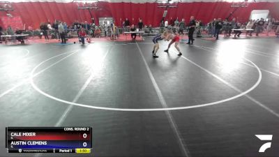 145 lbs Cons. Round 2 - Cale Mixer, IL vs Austin Clemens, IL