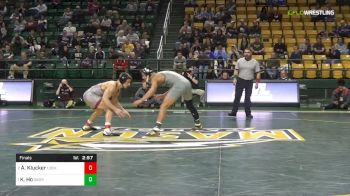 157 lbs Final - Alex Klucker, Lock Haven University vs Kolby Ho, George Mason University