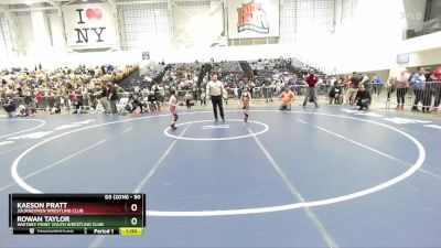 50 lbs Champ. Round 1 - Kaeson Pratt, Journeymen Wrestling Club vs Rowan Taylor, Whitney Point Youth Wrestling Club