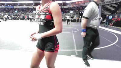 98.7-106 lbs Round Of 16 - Reanna Spangler, Maize vs Angelina Escarcega, Darkhorse WC