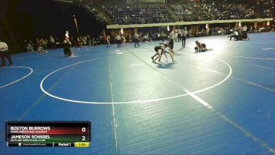 86 lbs Champ. Round 2 - Jameson Schissel, Outlaw Wrestling Club vs Boston Burrows, Moen Wrestling Academy