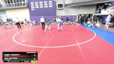 78 lbs Quarterfinal - Corey Hardesty, Illinois vs Nick Knutson, Colorado