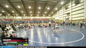 85 lbs Round 4 (6 Team) - Lauren Echeverria, Oregon vs Zoe Roddis, Gold Rush