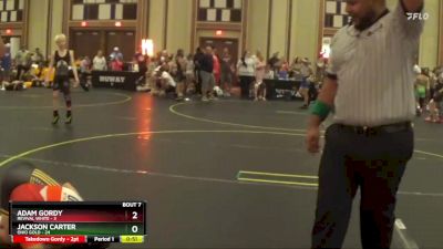 75 lbs Round 3 (6 Team) - Jackson Carter, Ohio Gold vs Adam Gordy, Revival White