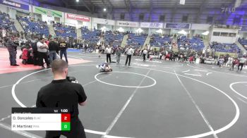 85 lbs Semifinal - Onofre Gonzales, Black Fox Wrestling Academy vs Patrick Martinez, Pirates