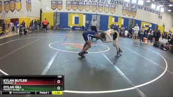 120 lbs Quarterfinals (8 Team) - Dylan Gill, Merritt Island vs Kylan Butler, Miramar