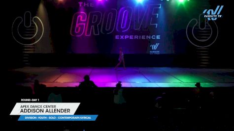 APEX Dance Center - Addison Allender [2024 Youth - Solo - Contemporary/Lyrical Day 1] 2024 One Up Grand Nationals