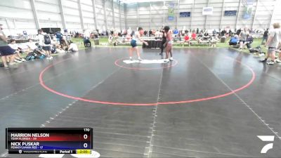 170 lbs Round 2 (8 Team) - Marrion Nelson, Team Florida vs Nick Puskar, Pennsylvania Red