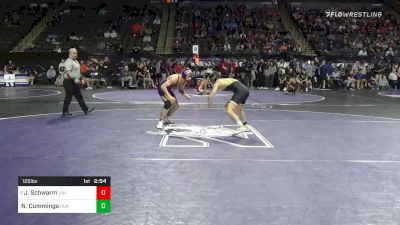 125 lbs Prelims - Jacob Schwarm, Northern Iowa vs Nate Cummings, Purdue