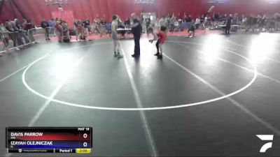 132 lbs Champ. Round 2 - Davis Parrow, MN vs Izayah Olejniczak, IL