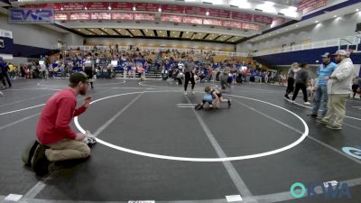 55 lbs 3rd Place - Daxton Ray, Division Bell Wrestling vs Lane Jager, Carl Albert