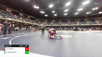 120 lbs Cons. Round 1 - Aidan DuRell, Plainfield North vs Colin Waddington, Edwardsville