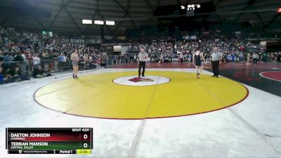 4A 138 lbs Semifinal - Daeton Johnson, Chiawana vs Terran Manson, Central Valley