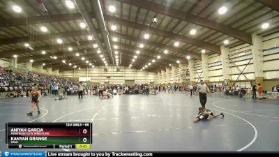 65 lbs Cons. Round 3 - Kanyan Grange, Utah vs Aniyah Garcia, Montrose Elite Wrestling