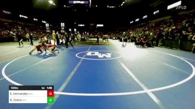 106 lbs Round Of 32 - Ezekiel Hernandez, Oakdale (SJ) vs Rocklin Zinkin, Buchanan (CS)