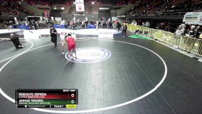 86 lbs Cons. Round 3 - Ahmad Wahedi, Ground Creatures Wrestling vs Rodolfo Zepeda, G-Style Wrestling Club