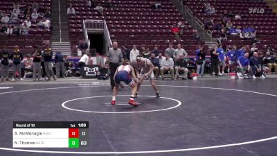 160 lbs Round Of 16 - Andrew McMonagle, Huntingdon Area vs Nathan Thomas, Notre Dame - Green Pond