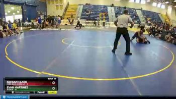 120 lbs Round 5 (8 Team) - Keegan Clark, Free-Buch-Creek #1 vs Evan Martinez, Attack