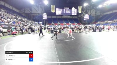 112 lbs Cons 8 #2 - Lindsey Lopez, Colorado vs Avy Perez, California