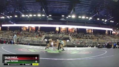 144 lbs Cons. Round 6 - Talon Maple, Zephyrhills Christian vs Brian Papcun, Ola