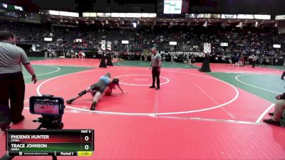 132 lbs Semifinal - Phoenix Hunter, CPWA vs Trace Johnson, AWRA